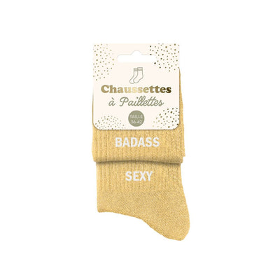 Chaussettes à paillettes: Badass-Sexy