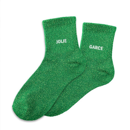 Chaussettes à paillettes: Jolie-Garce