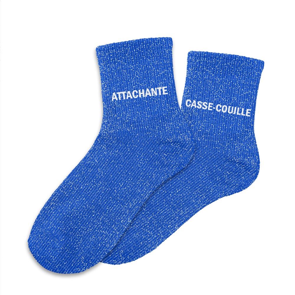 Chaussettes à paillettes: Attachante-Casse/couille