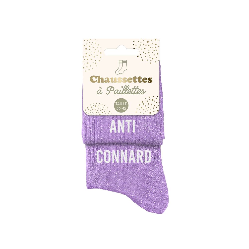 Chaussettes à paillettes: Anti-Connard