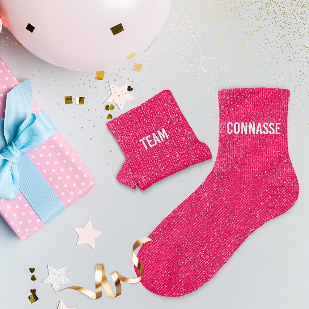 Chaussettes à paillettes: Team-Connasse