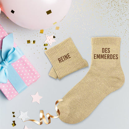 Chaussettes à paillettes: Reine-Des emmerdes