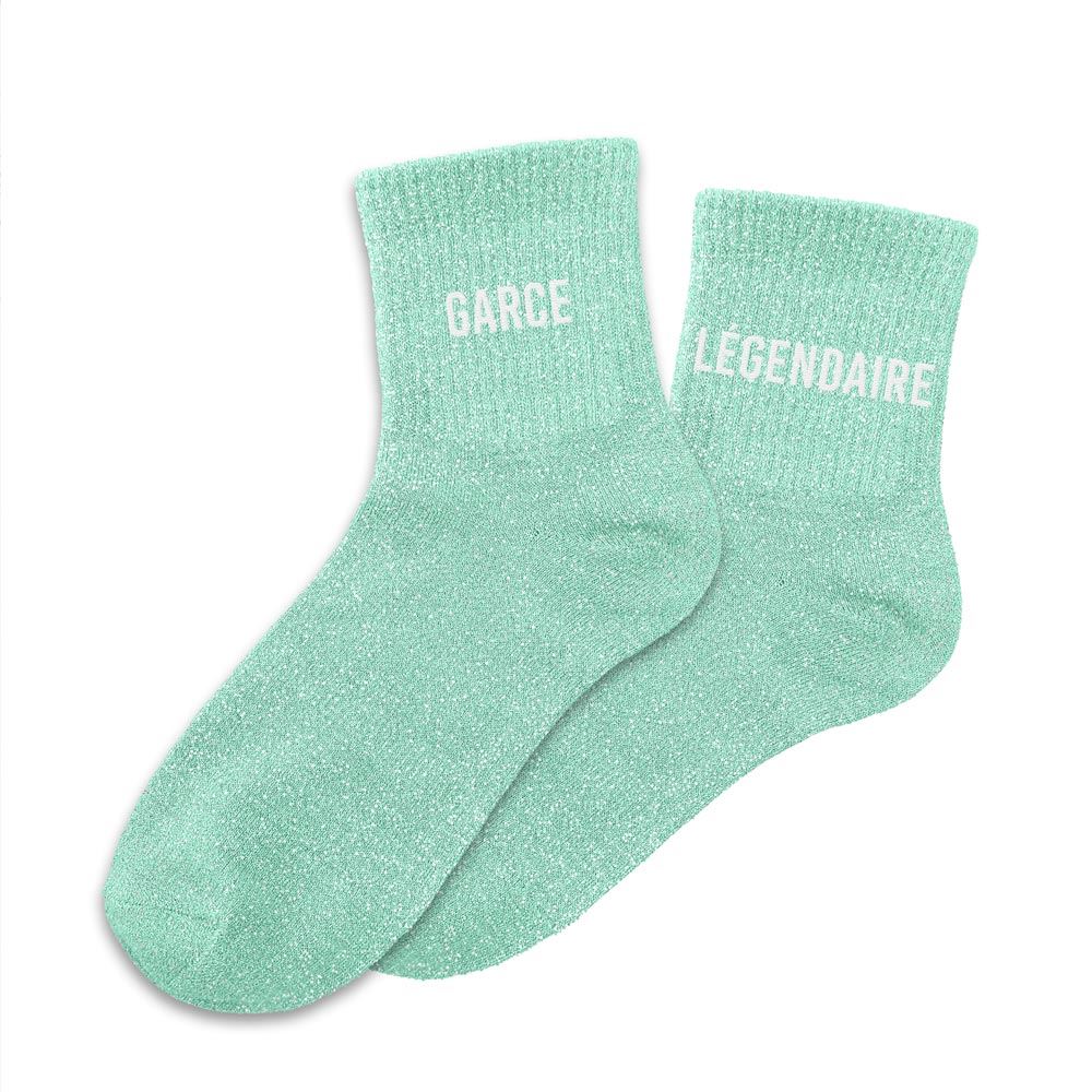 Chaussettes à paillettes: Garce-Légendaire