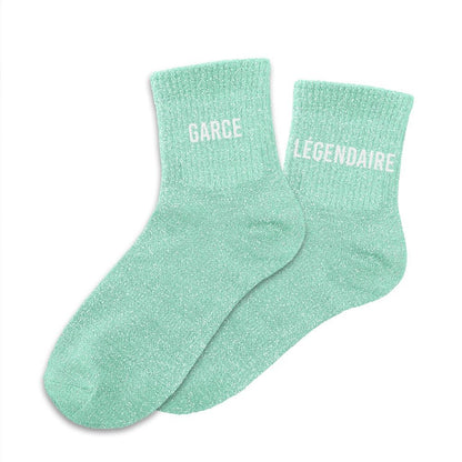 Chaussettes à paillettes: Garce-Légendaire