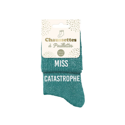 Chaussettes à paillettes: Miss-Catastrophe