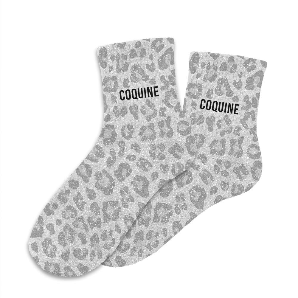 Chaussettes à paillettes: Coquine