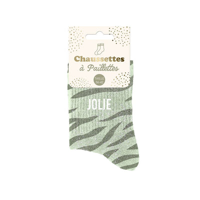 Chaussettes à paillettes: Jolie