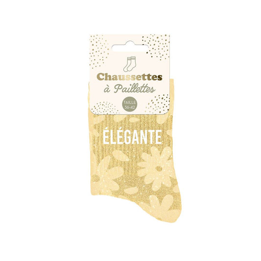 Chaussettes à paillettes: Elégante