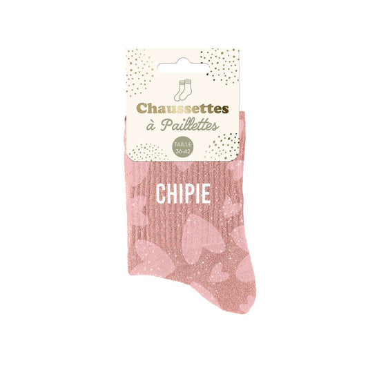 Chaussettes à paillettes: Chipie