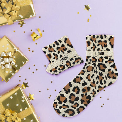 Chaussettes à paillettes: Lionne