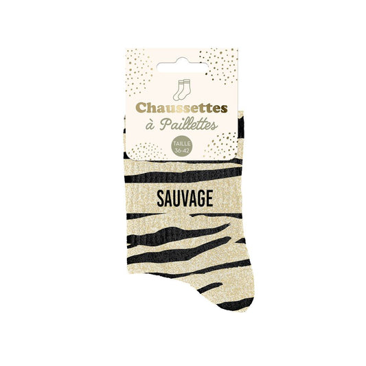Chaussettes à paillettes: Sauvage
