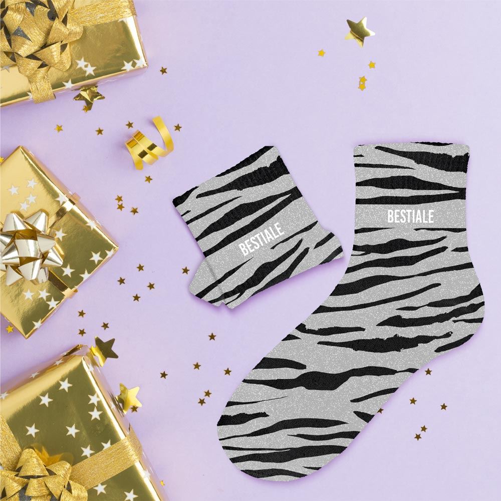 Chaussettes à paillettes: Bestiale