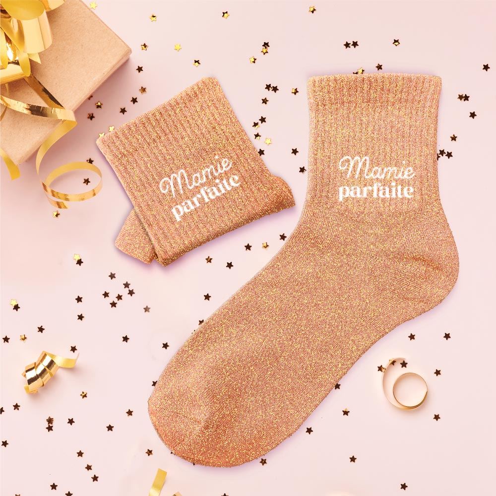 Chaussettes à paillettes: Mamie parfaite