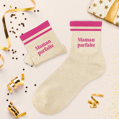 Chaussettes à paillettes: Maman parfaite