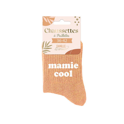 Chaussettes à paillettes: Mamie cool