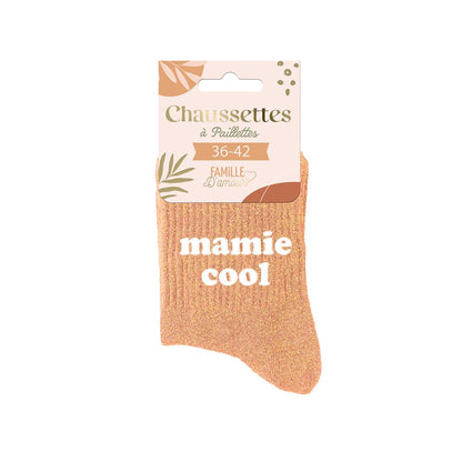 Chaussettes à paillettes: Mamie cool
