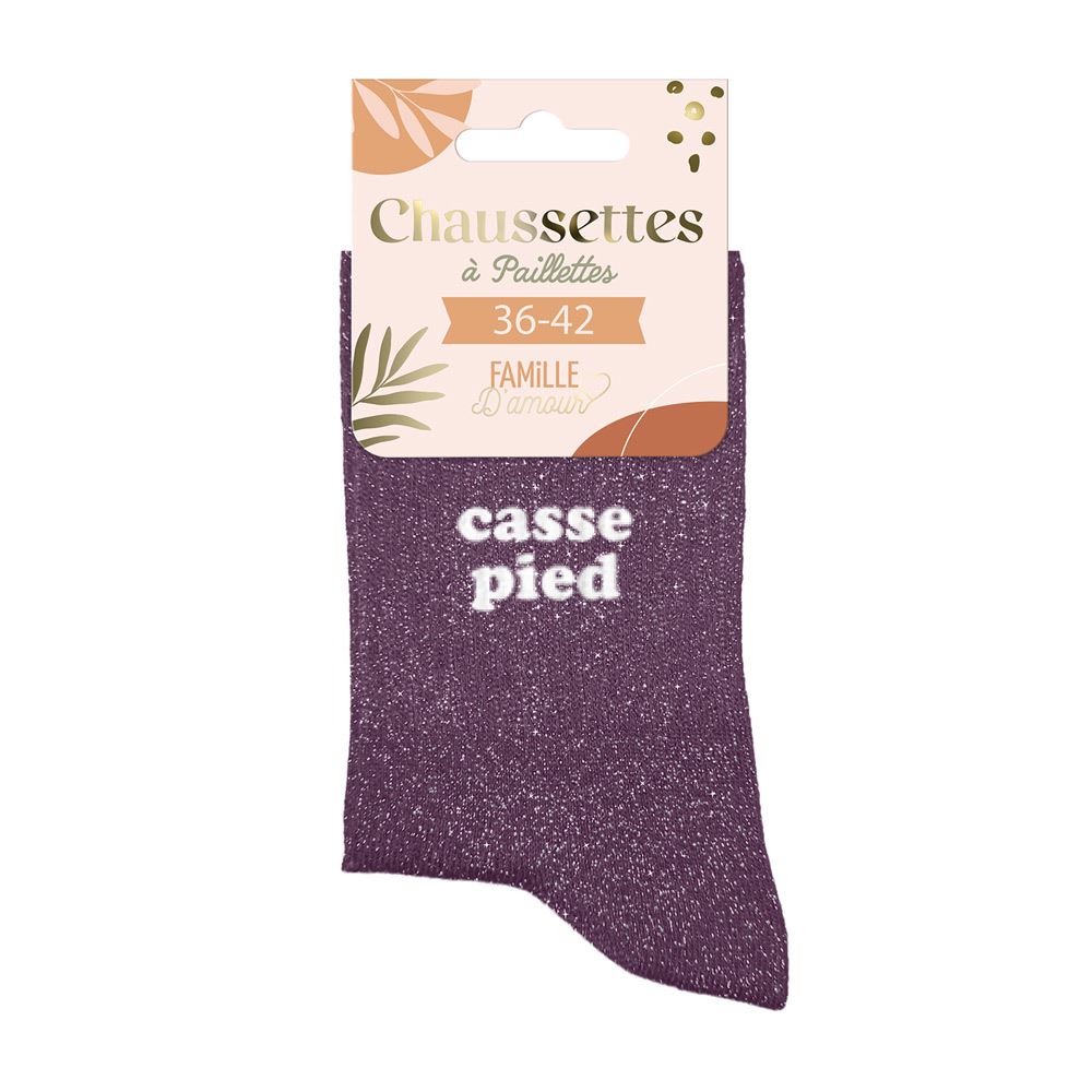 Chaussettes à paillettes: Casse pied