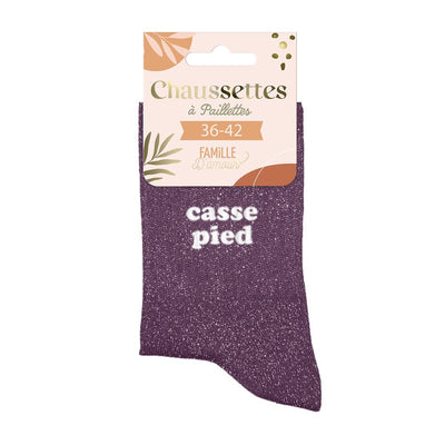 Chaussettes à paillettes: Casse pied