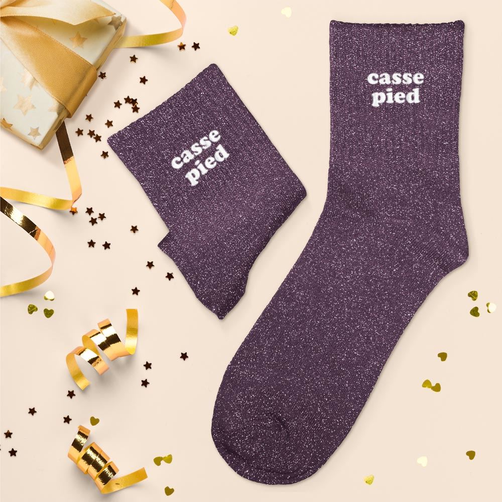 Chaussettes à paillettes: Casse pied