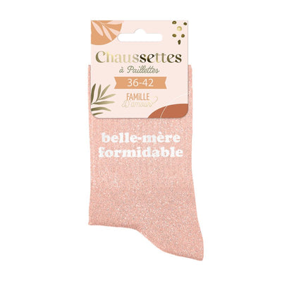 Chaussettes à paillettes: Belle-mère formidable