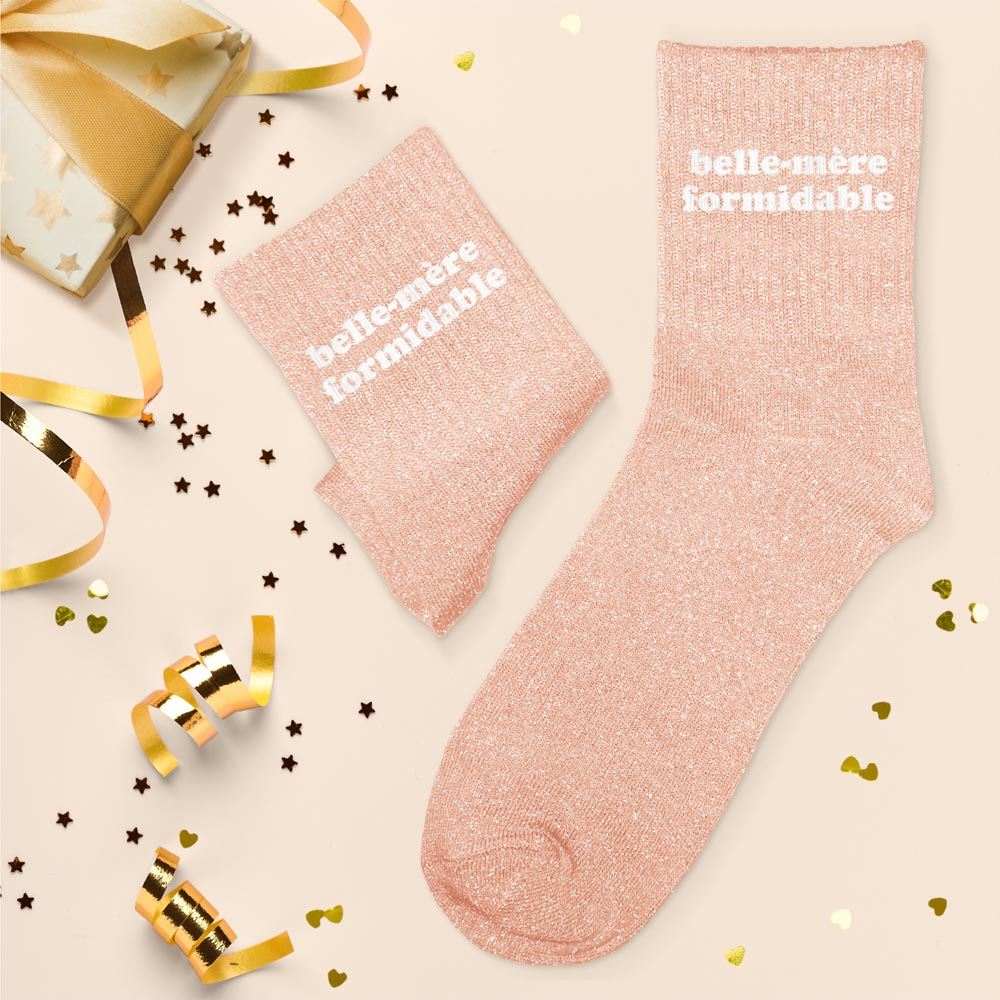 Chaussettes à paillettes: Belle-mère formidable