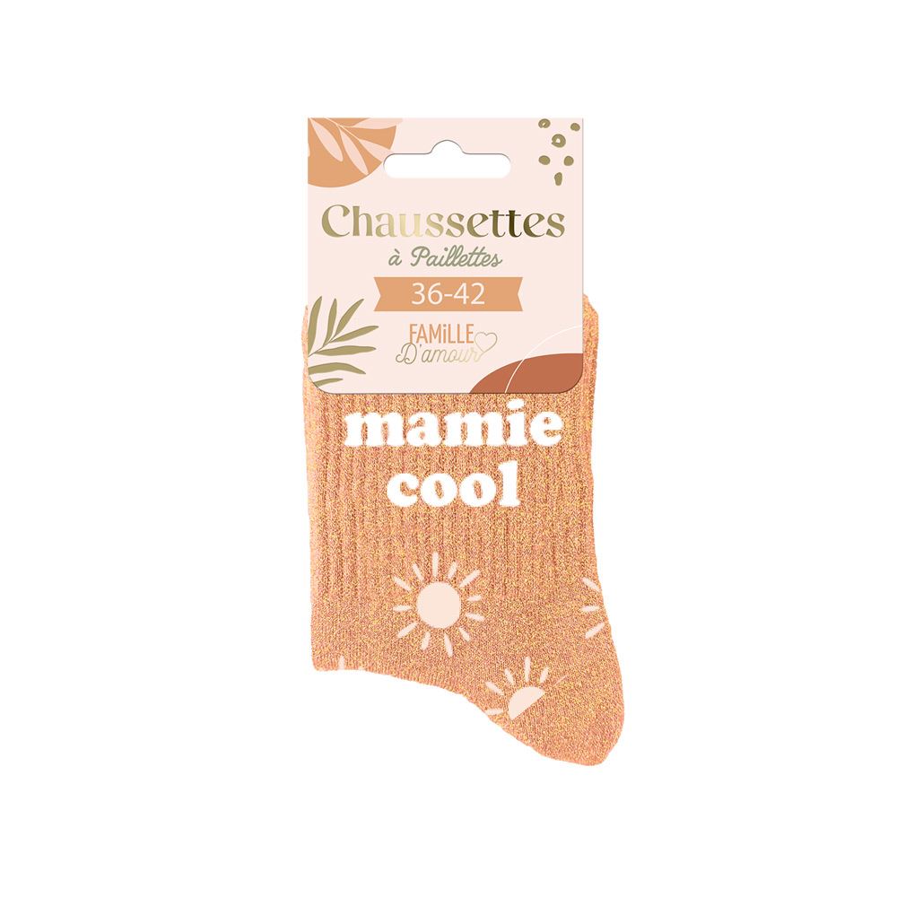 Chaussettes à paillettes: Mamie cool