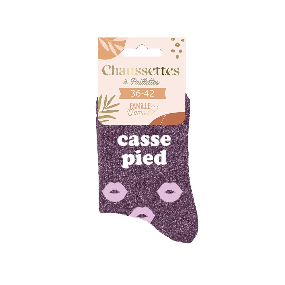 Chaussettes à paillettes: Casse pied