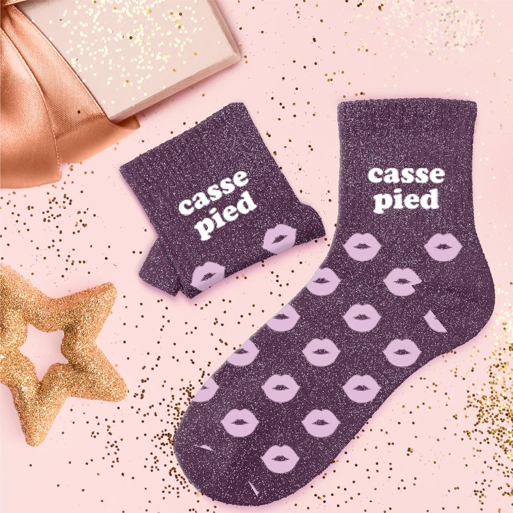 Chaussettes à paillettes: Casse pied