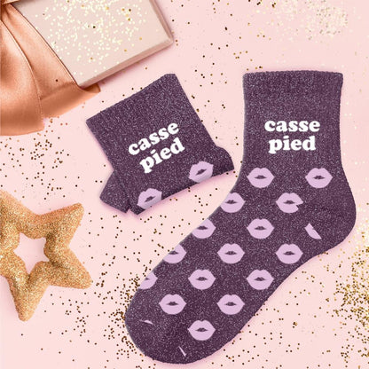 Chaussettes à paillettes: Casse pied