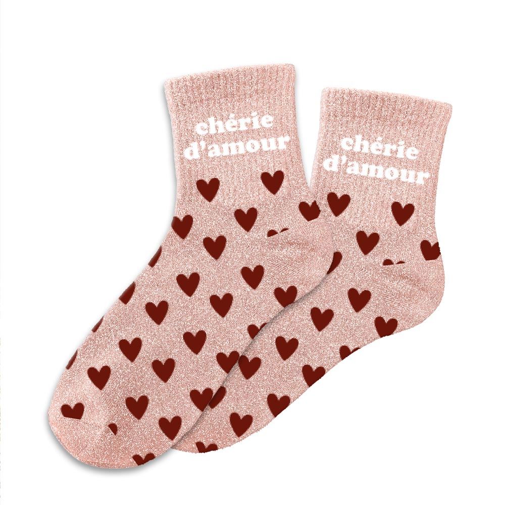 Chaussettes à paillettes: Chérie d'amour
