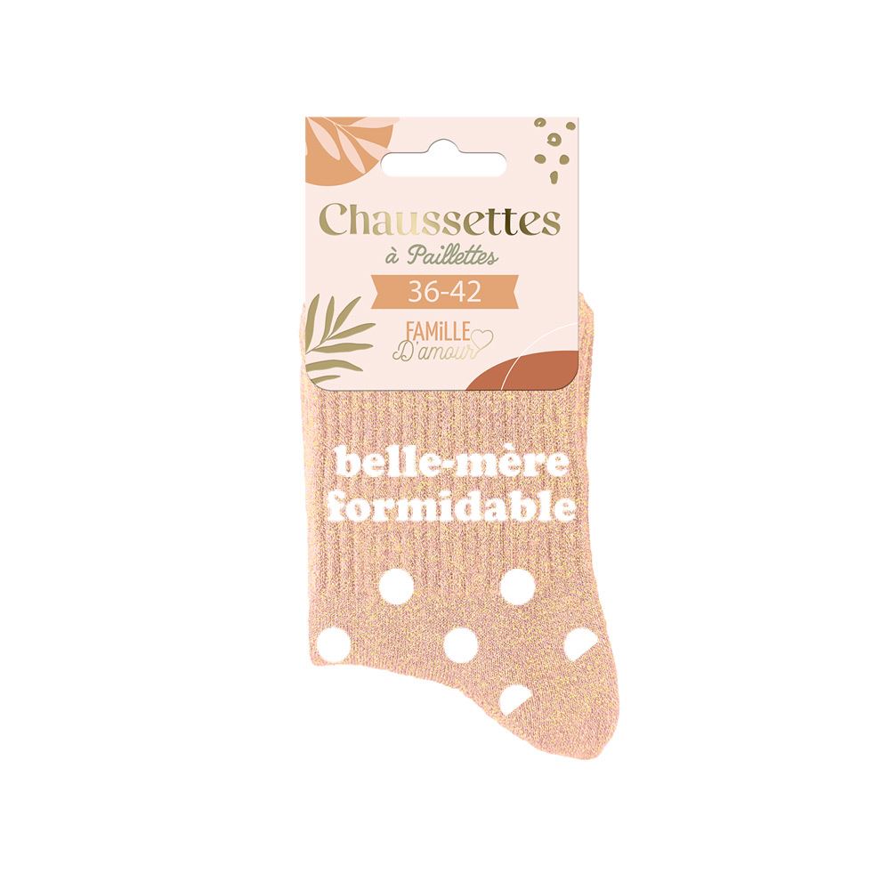 Chaussettes à paillettes: Belle-mère formidable