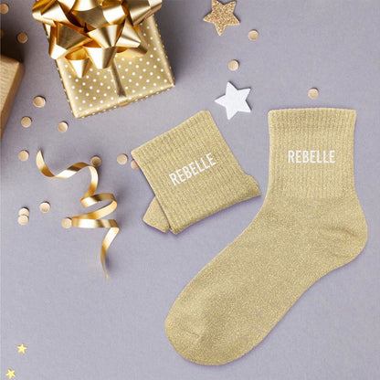 Chaussettes à paillettes: Rebelle