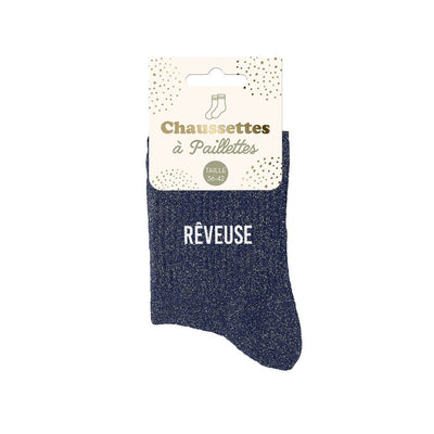 Chaussettes à paillettes: Rêveuse