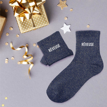 Chaussettes à paillettes: Rêveuse