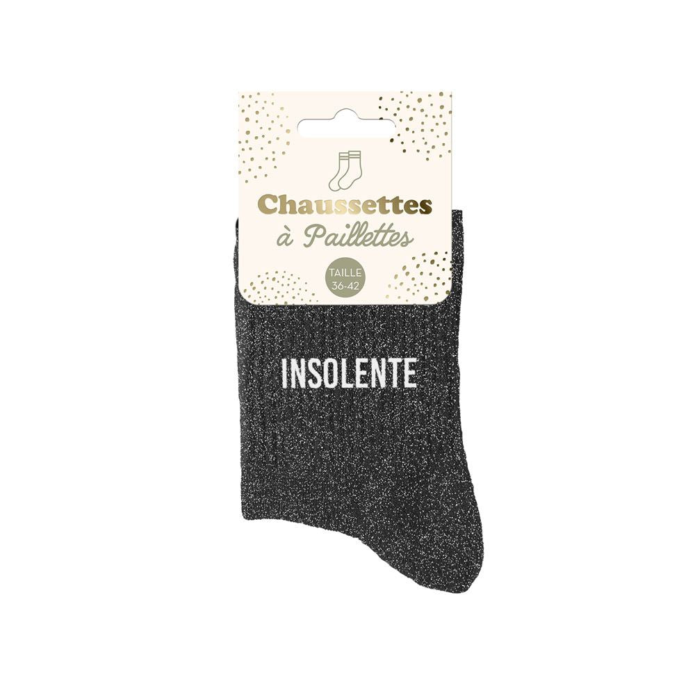 Chaussettes à paillettes: Insolente
