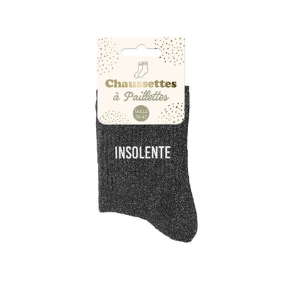 Chaussettes à paillettes: Insolente