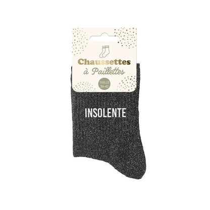 Chaussettes à paillettes: Insolente
