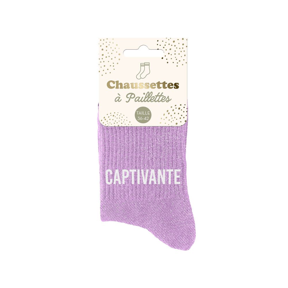 Chaussettes à paillettes: Captivante