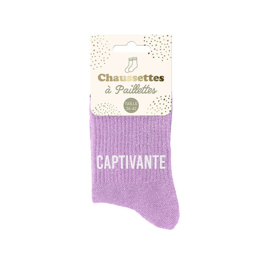 Chaussettes à paillettes: Captivante