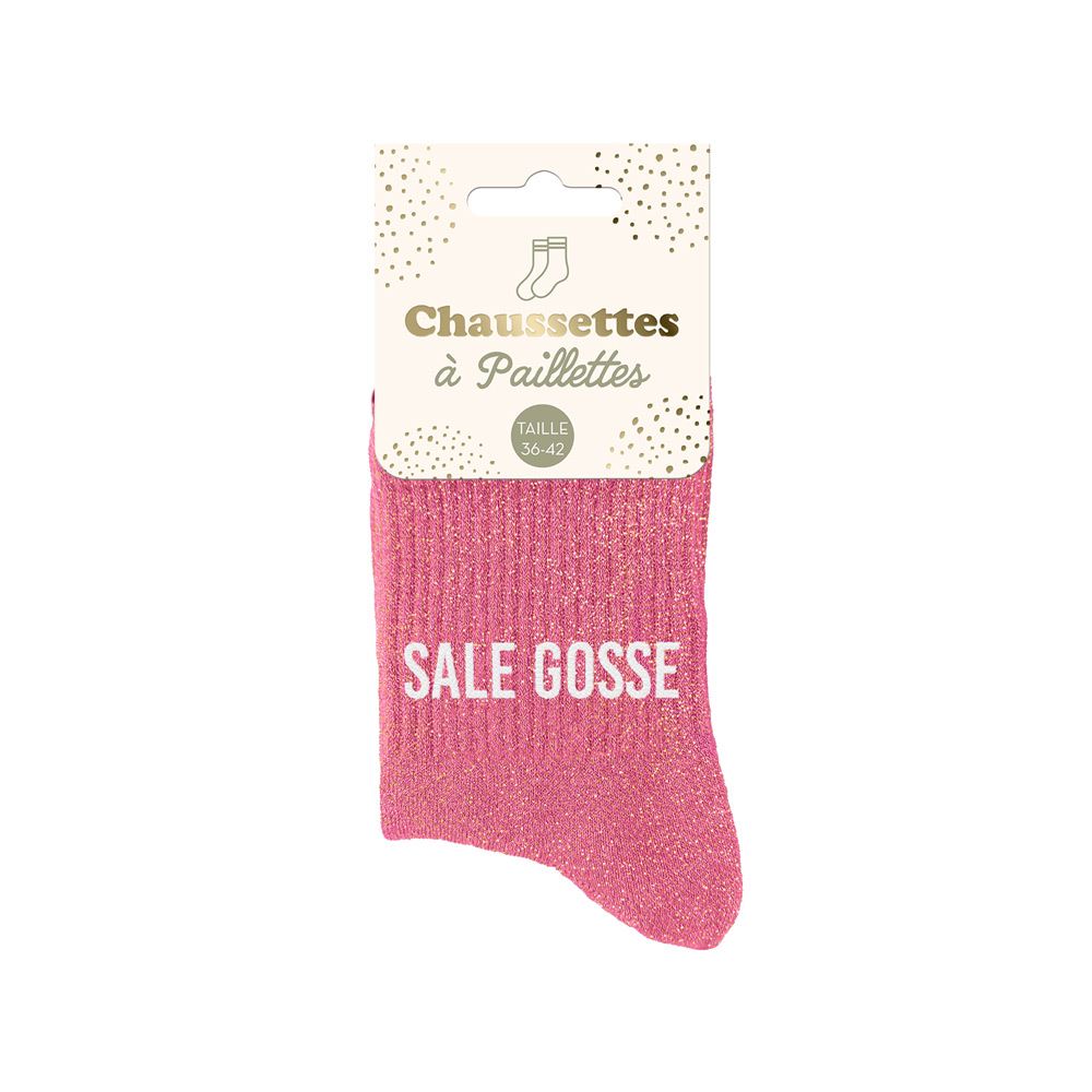 Chaussettes à paillettes: Sale gosse