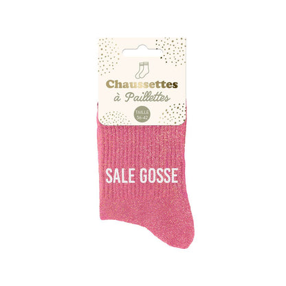 Chaussettes à paillettes: Sale gosse