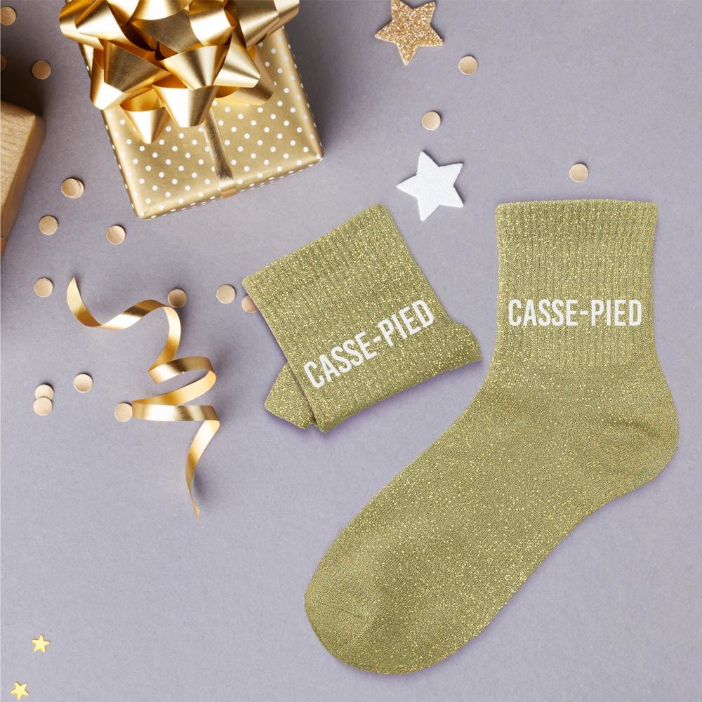 Chaussettes à paillettes: Casse-pied
