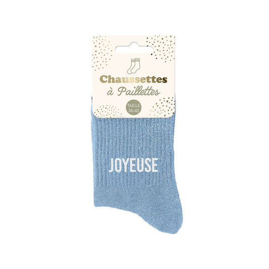 Chaussettes à paillettes: Joyeuse