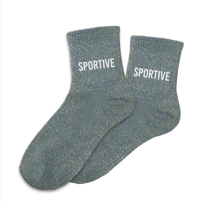 Chaussettes à paillettes: Sportive