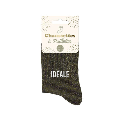 Chaussettes à paillettes: Idéale