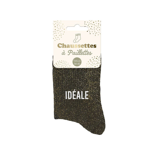 Chaussettes à paillettes: Idéale