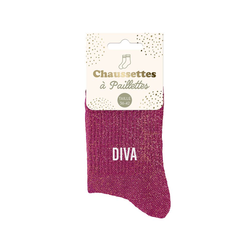 Chaussettes à paillettes: Diva