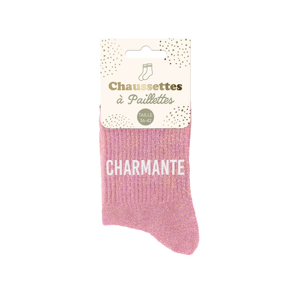 Chaussettes à paillettes: Charmante