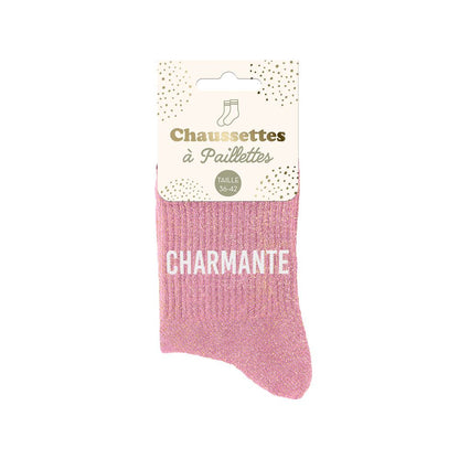 Chaussettes à paillettes: Charmante