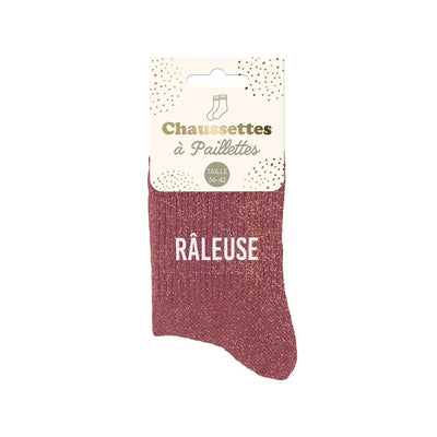 Chaussettes à paillettes: Râleuse